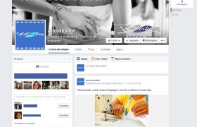 Cliente de Fan Page arte costura bh Criar Site Bh Ronde